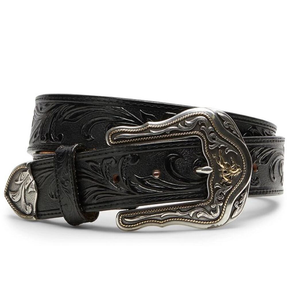 Tony Lama Men's Black Westerly Ride Belt Size 34